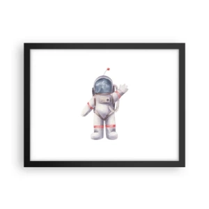 Póster en marco negro - Esto es todo por ahora - 40x30 cm