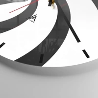 Esfera sin numeración, con rayas