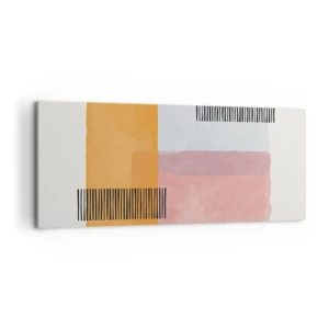 Cuadro sobre lienzo - Impresión de Imagen - La rectitud - 100x40 cm