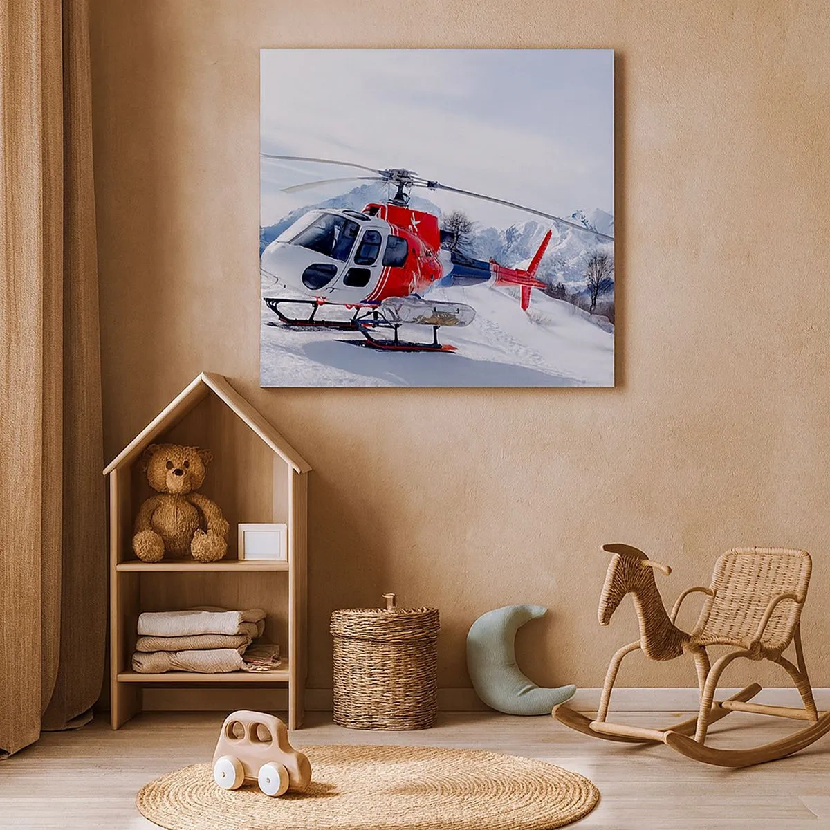 Cuadro sobre lienzo - Impresión de Imagen - Siempre listo - 30x30 cm