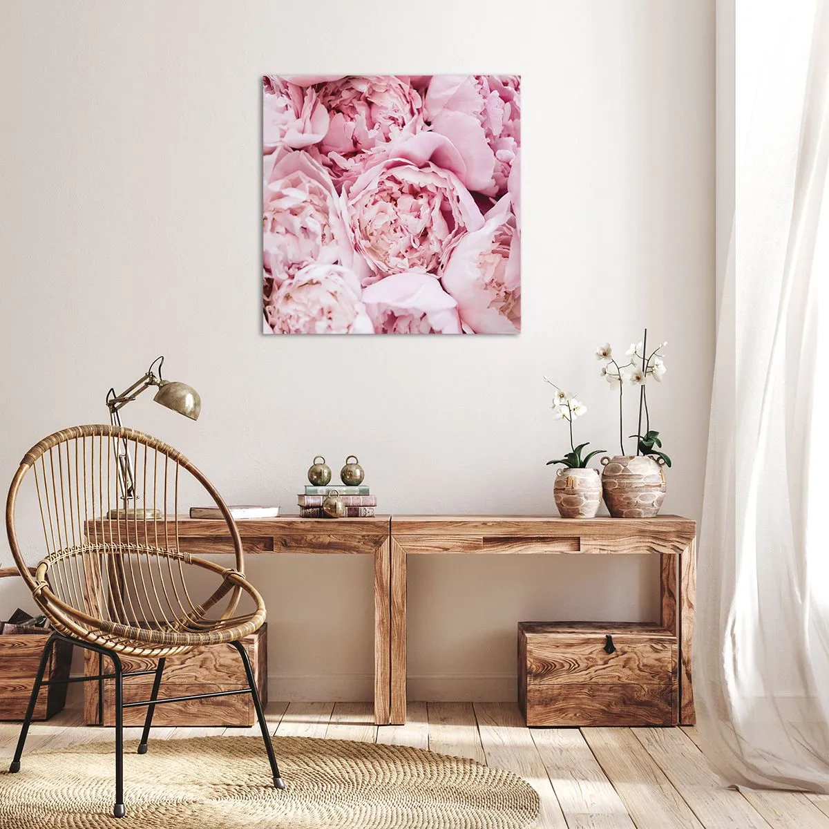 Cuadro sobre lienzo - Impresión de Imagen - Cálido y fragante - 60x60 cm