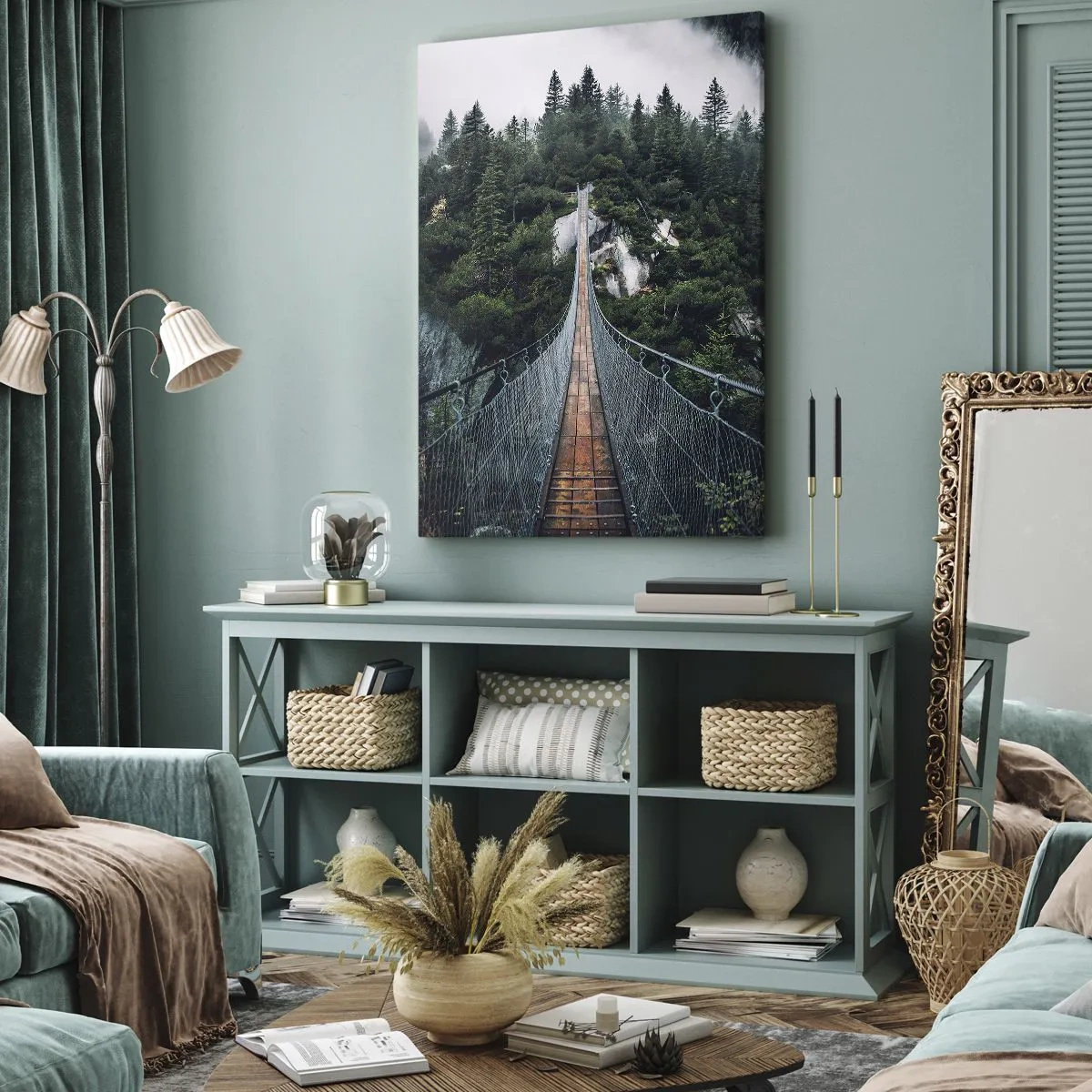 Cuadro sobre lienzo - Impresión de Imagen - Solo para águilas - 80x120 cm