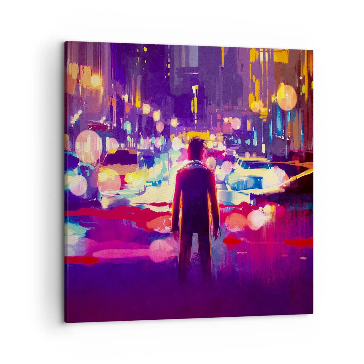 Cuadro sobre lienzo - Impresión de Imagen - Inmerso en la luz - 50x50 cm