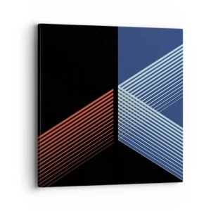 Cuadro sobre lienzo - Impresión de Imagen - La rectitud - 40x40 cm