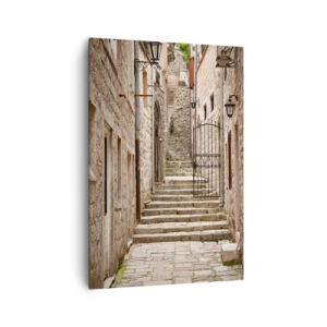 Cuadro sobre lienzo - Impresión de Imagen - Una antigua calle mágica - 70x100 cm