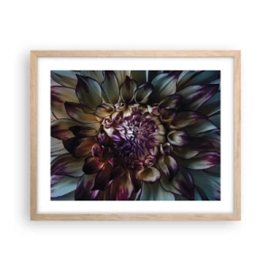 Póster en marco roble claro - El florecimiento de la hermosura - 50x40 cm