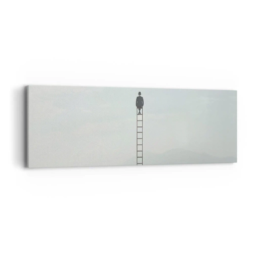 Cuadro sobre lienzo - Impresión de Imagen - Hacia lo más alto - 90x30 cm