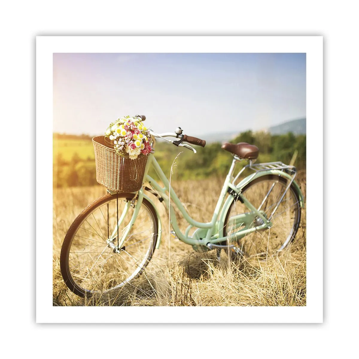 Póster - Me quedaré aquí un tiempo - 60x60 cm