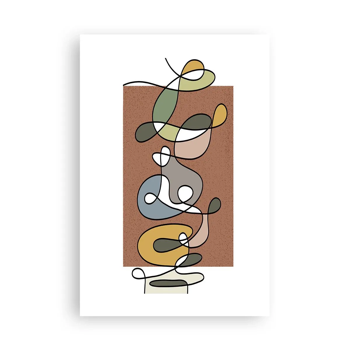 Póster - Una abstracción por la que vale la pena sonreír - 61x91 cm