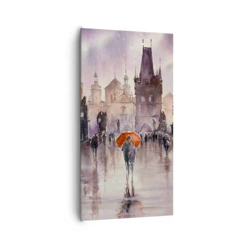 Cuadro sobre lienzo - Impresión de Imagen - La gente no cambia - 65x120 cm