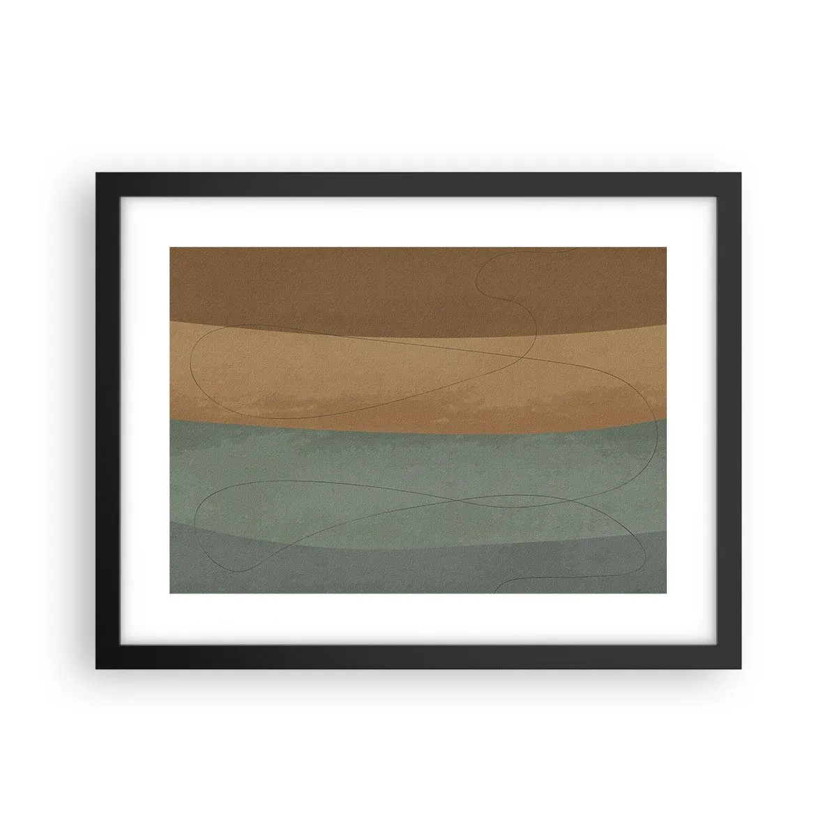 Póster en marco negro - Composición horizontal - 40x30 cm