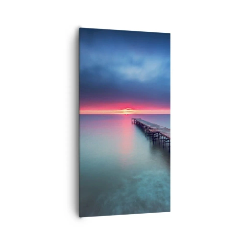 Cuadro sobre lienzo - Impresión de Imagen - Entre el cielo y el agua - 65x120 cm