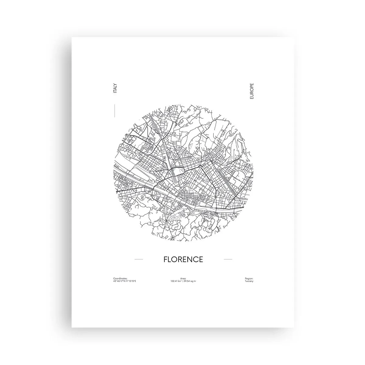 Póster - Anatomía de Florencia - 30x40 cm