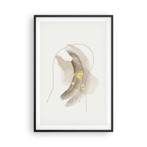 Póster en marco negro - Encontrado en el espacio - 61x91 cm