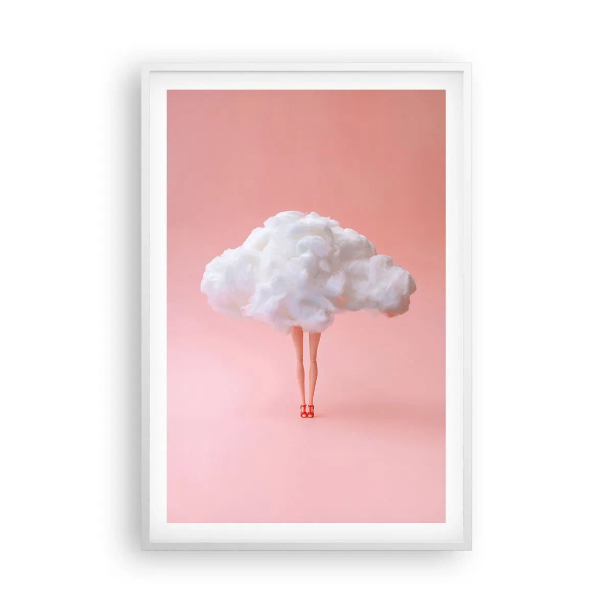 Póster en marco blanco - Dulce promesa - 61x91 cm