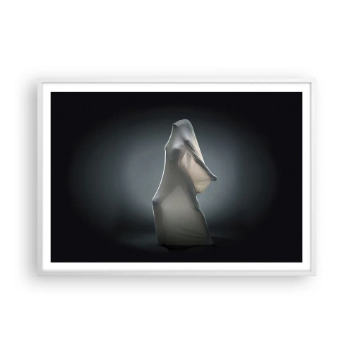 Póster en marco blanco - Deseos ocultos - 100x70 cm