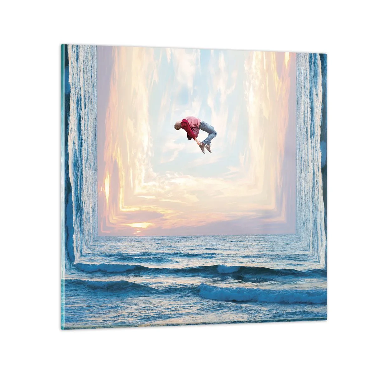 Cuadro sobre vidrio - Impresiones sobre Vidrio - A otra dimensión - 70x70 cm