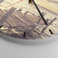 Esfera sin numeración, con rayas