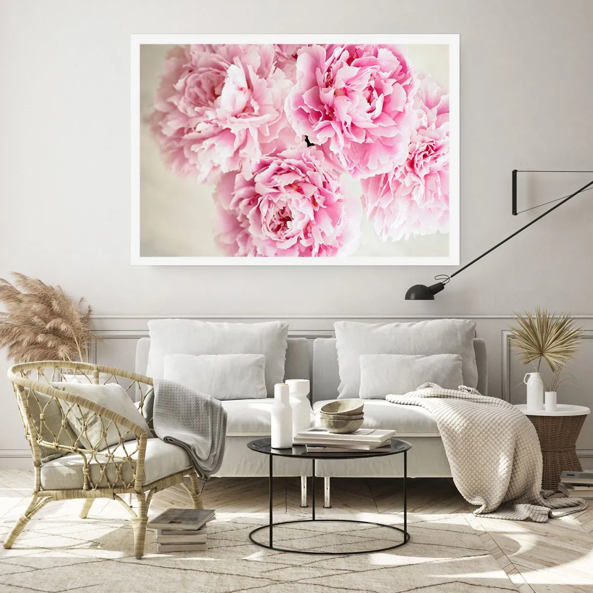 Póster - En el esplendor del rosa - 50x40 cm