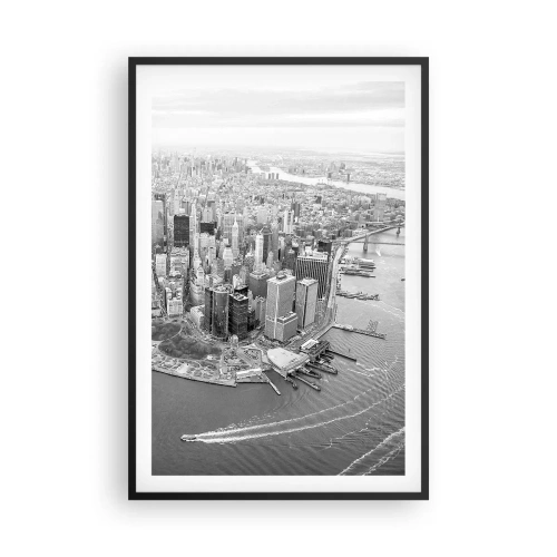 Póster en marco negro - ¿Cómo no amar este lugar? - 61x91 cm