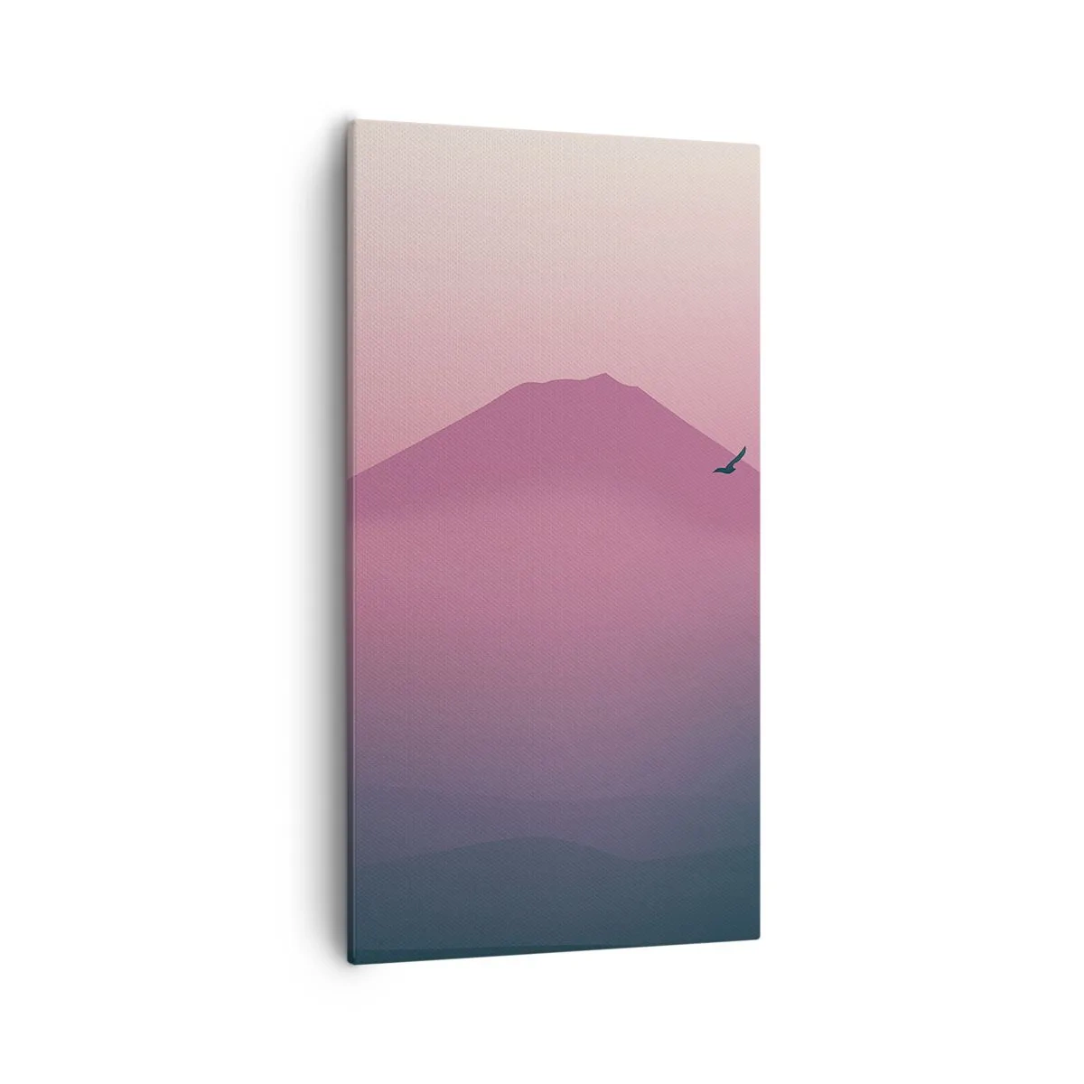 Cuadro sobre lienzo - Impresión de Imagen - Sobre las nubes - 55x100 cm