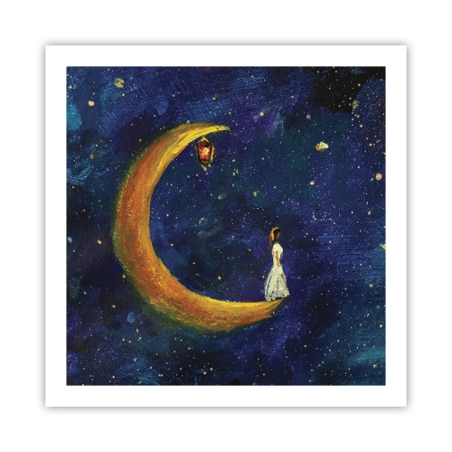 Póster - La llamada de la Luna - 60x60 cm