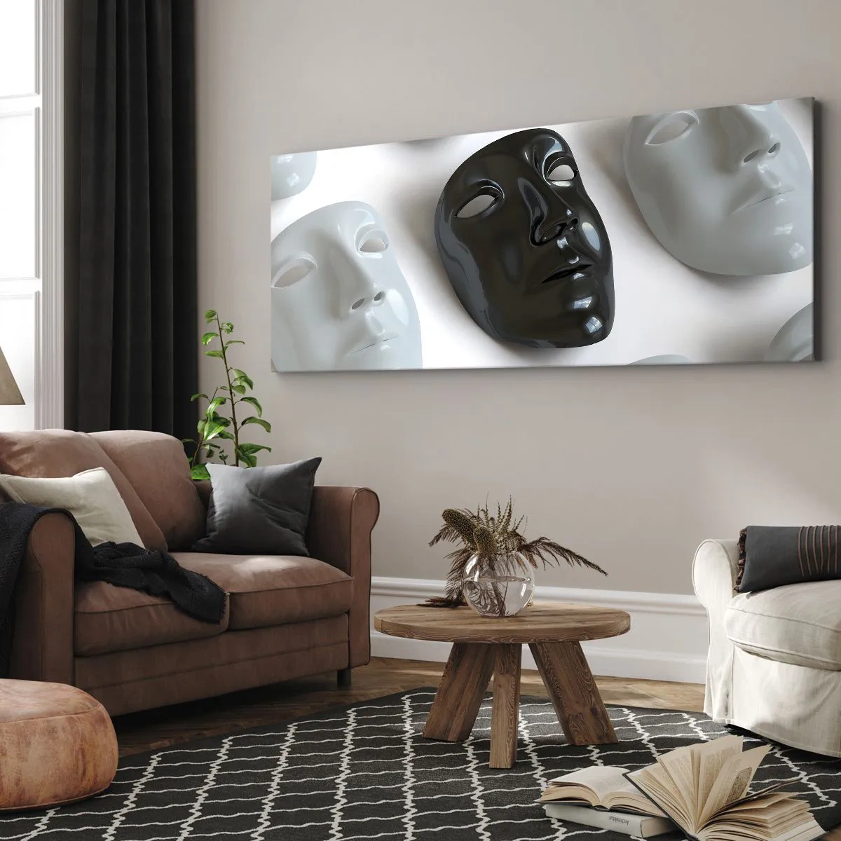 Cuadro sobre lienzo - Impresión de Imagen - ¿Cómo destacar? - 90x30 cm