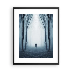 Póster en marco negro - Alto y claro - 40x50 cm