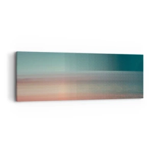 Cuadro sobre lienzo - Impresión de Imagen - Abstracción: ondas de luz - 90x30 cm