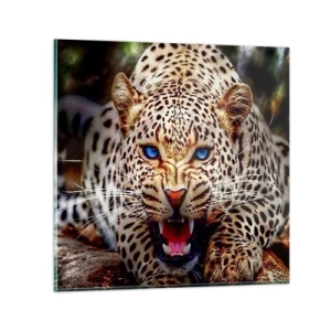 Cuadro sobre vidrio - Impresiones sobre Vidrio - La ira no daña la belleza - 30x30 cm