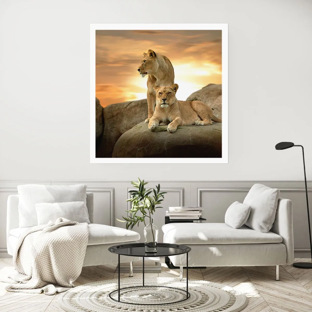Póster - Majestuosidad real - 30x30 cm