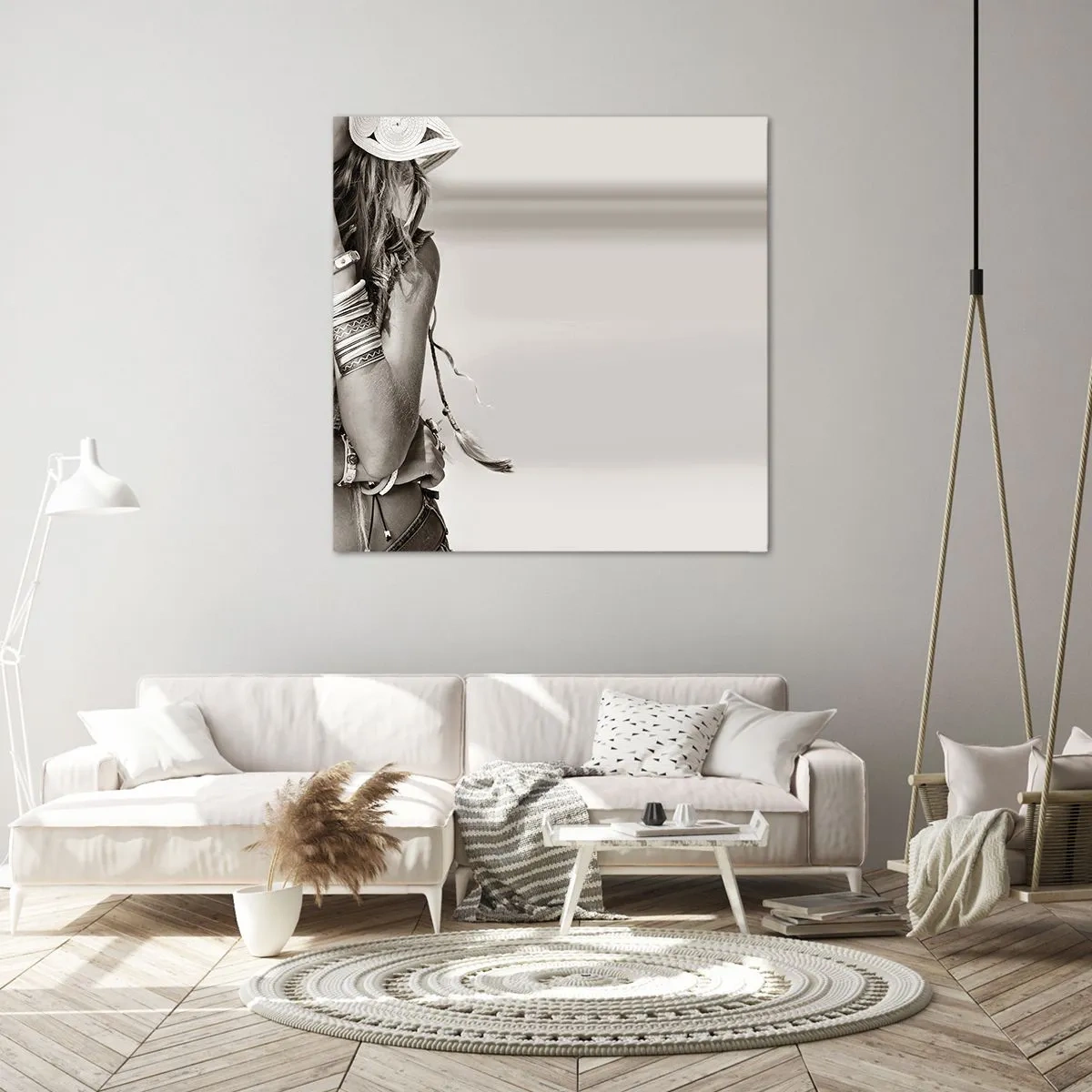 Cuadro sobre lienzo - Impresión de Imagen - Libertad natural - 70x70 cm