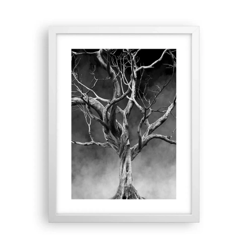 Póster en marco blanco - Primordial y sagrado - 30x40 cm