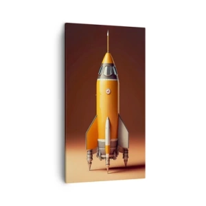 Cuadro sobre lienzo - Impresión de Imagen - Comienza con un sueño - 45x80 cm