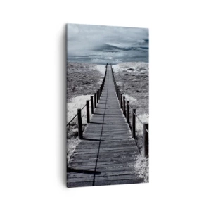 Cuadro sobre lienzo - Impresión de Imagen - En plena costa - 45x80 cm