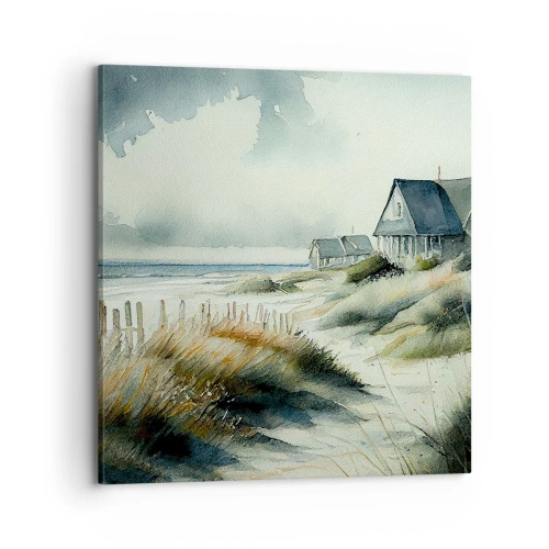 Cuadro sobre lienzo - Impresión de Imagen - Lejos del bullicio - 70x70 cm