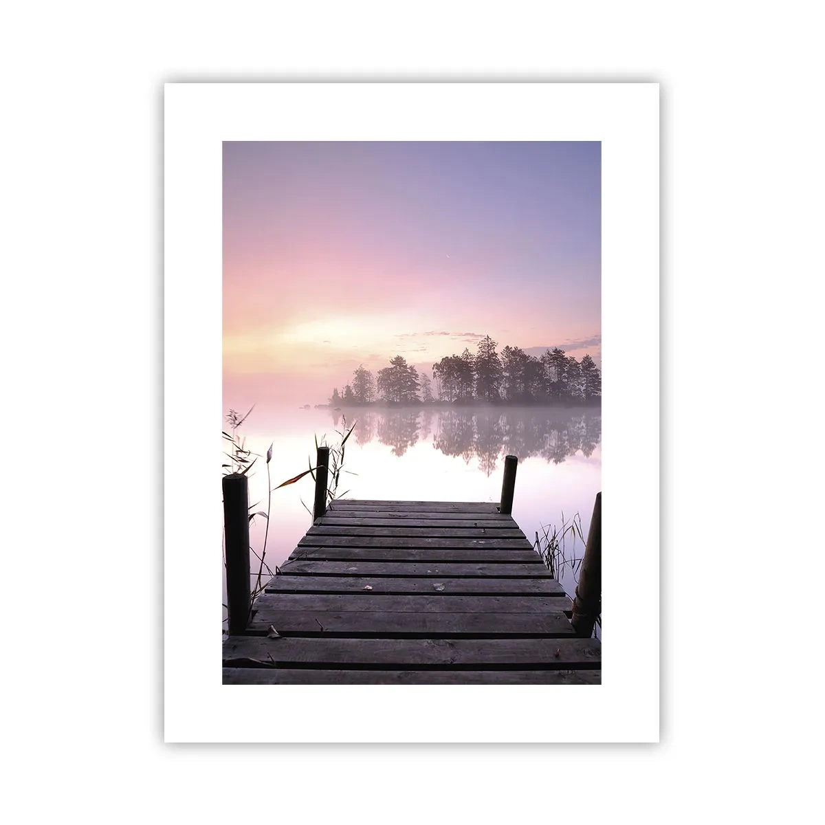 Póster - De la niebla lila... - 30x40 cm
