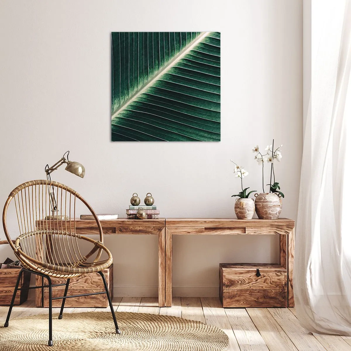 Cuadro sobre lienzo - Impresión de Imagen - El ritmo de la naturaleza - 30x30 cm
