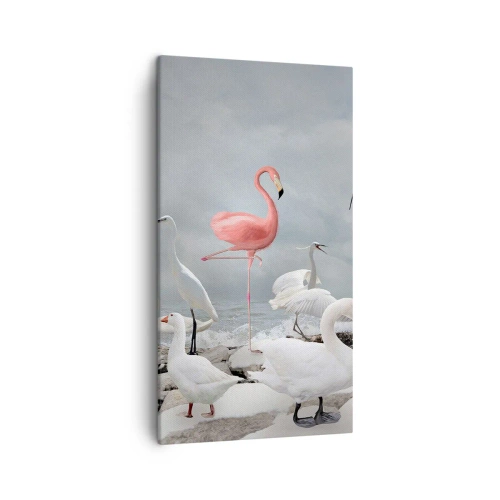 Cuadro sobre lienzo - Impresión de Imagen - ¿De dónde vengo? - 45x80 cm