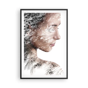 Póster en marco negro - Espíritu del bosque - 61x91 cm