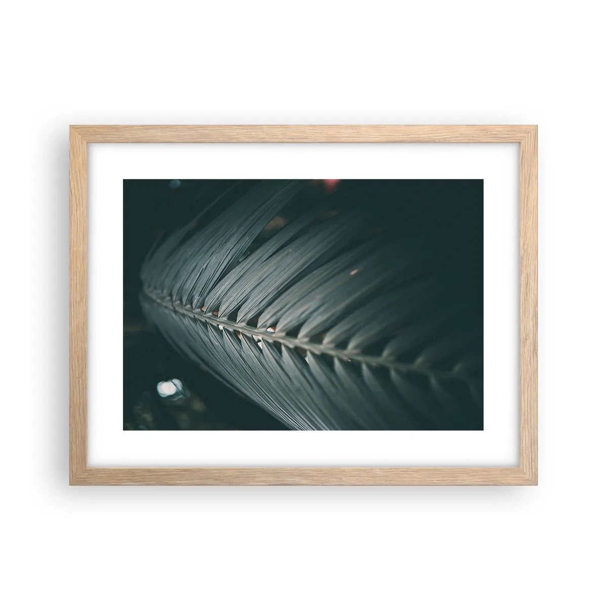 Póster en marco roble claro - La precisión de la naturaleza - 40x30 cm