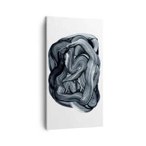 Cuadro sobre lienzo - Impresión de Imagen - No es tan sencillo - 45x80 cm
