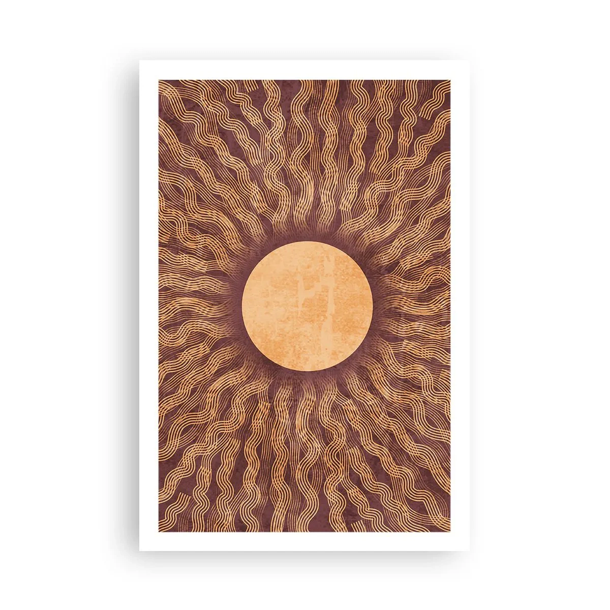 Póster - Icono del sol - 61x91 cm