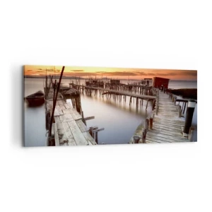 Cuadro sobre lienzo - Impresión de Imagen - Auténtico, sublime - 100x40 cm