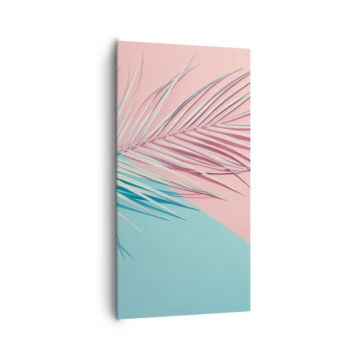 Cuadro sobre lienzo - Impresión de Imagen - Impresión tropical - 65x120 cm