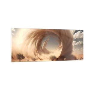 Cuadro sobre vidrio - Impresiones sobre Vidrio - Portal abierto - 100x40 cm