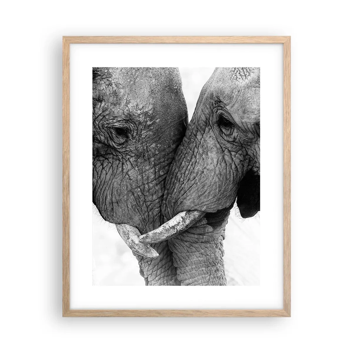 Póster en marco roble claro - Una confesión sincera - 40x50 cm