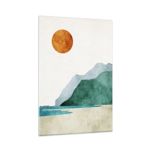 Cuadro sobre vidrio - Impresiones sobre Vidrio - Un paisaje como debe ser - 80x120 cm