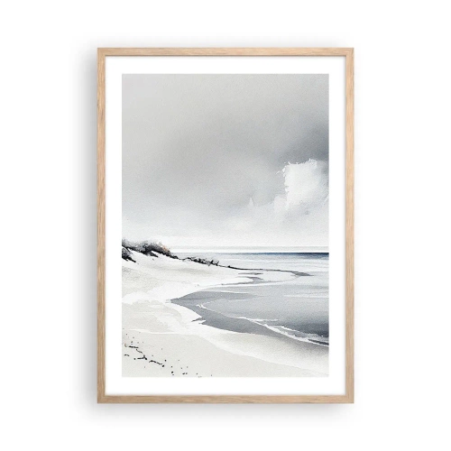 Póster en marco roble claro - Juntos desde el principio de los tiempos - 50x70 cm