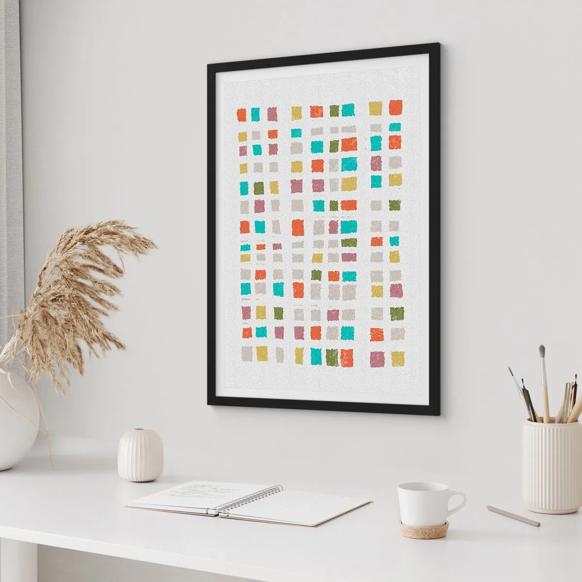 Póster en marco negro - Juego desconocido - 61x91 cm
